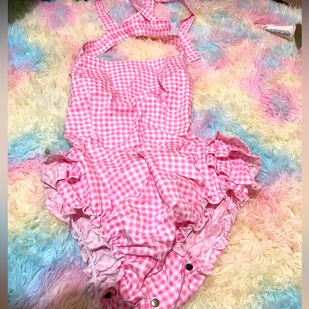 Ruffle butt tie onesie abdl ddlg